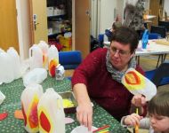 Lantern making Messy Church  12th November  2017