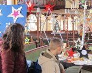 Thrumpton Lane School visit the Flower Festival 1st December 2017